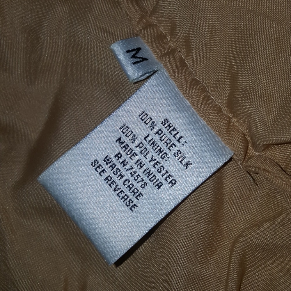 Mint Elegant Brown Cache Sparkly Top Silk - image 4